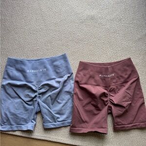 Alphalete Booty sculpting workout shorts (2)